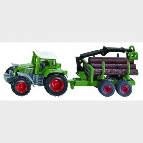 Fendt with forestry trailer ± 1:87