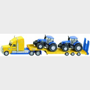 Truck with New Holland tractors 1:87