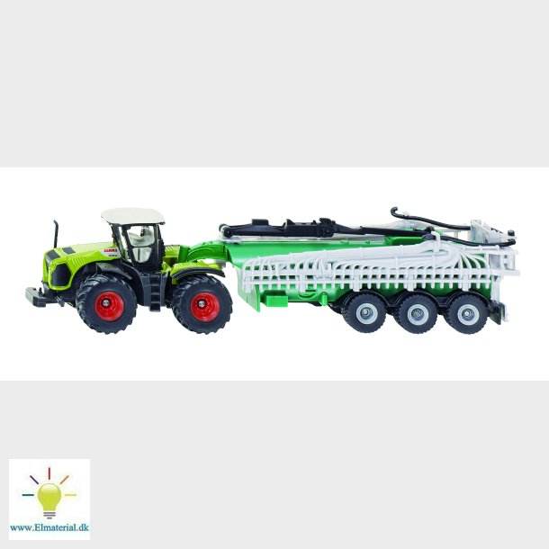 Claas Xerion med g&ouml;dselvagn 1:87