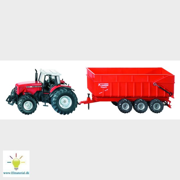 Massey Ferguson 8480 with trailer 1:87