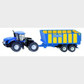 New Holland T9.560 med ensilagevagn 1:50