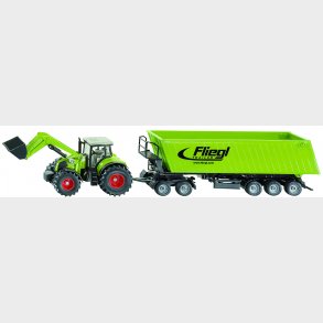 Claas with frontloader, Dolly and tipping trailer 1:50