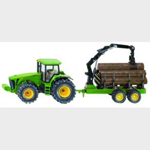 John Deere with forestry trailer 1:50