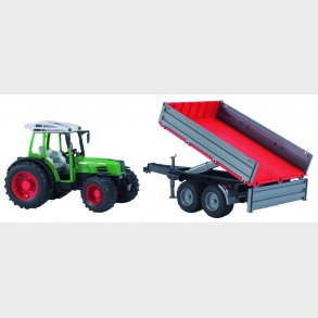Fendt 209 S with tipping trailer  1:16