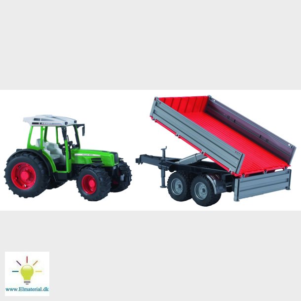 Fendt 209 S with tipping trailer  1:16