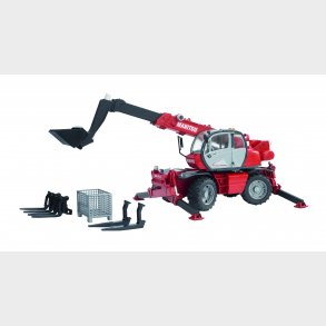 Manitou telescopic forklift MRT 2150 with accessories 1:16