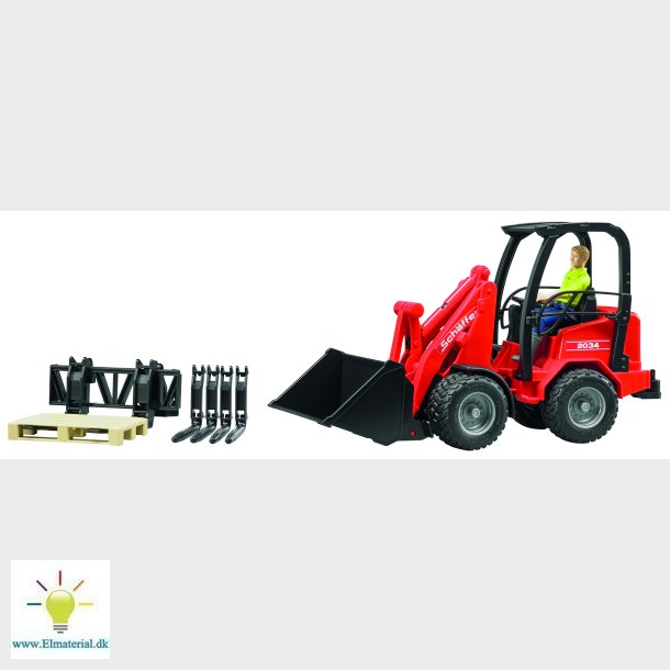 Sch&auml;ffer  2034 med figur og tilbehr 1:16