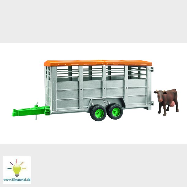 Husdyr trailer med ko 1:16