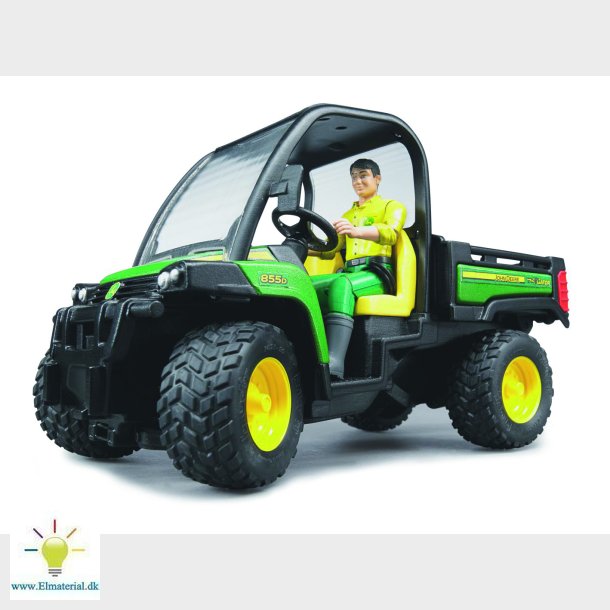 John Deere Gator 855D with driver 1:16