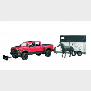 RAM 2500 Power wagon med hestetrailer 1:16