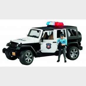 Jeep Wrangler Unlimited Rubicon Police vehicle with policeman 1:16