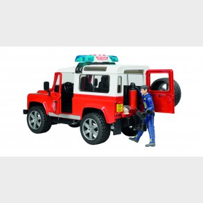 brandbil med brandman