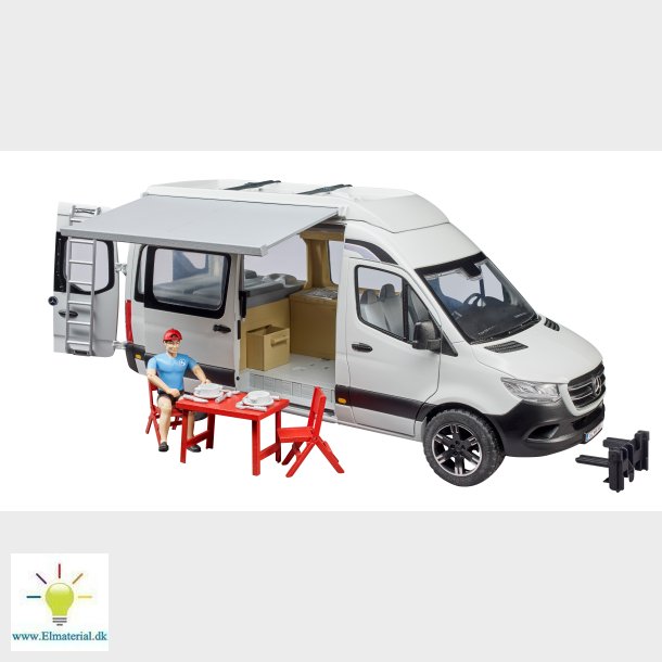 MB Sprinter camper med chauffr