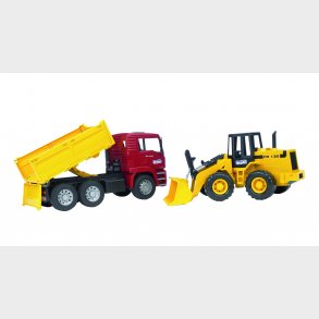 Constr. truck and articulated road loader FR 130  1:16