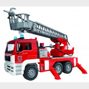 MAN Fire engine with ladder, waterpump,  light & sound module