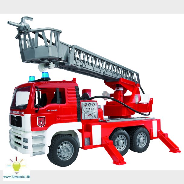MAN Fire engine with ladder, waterpump,  light &amp; sound module