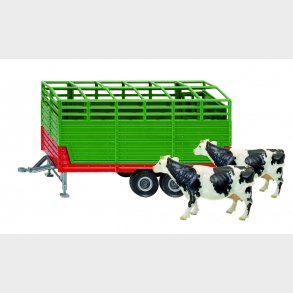 Dyr transport med 2 ker 1:32 