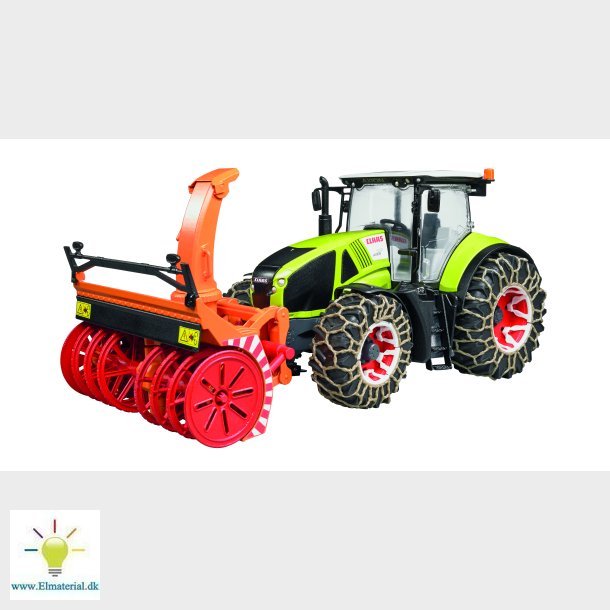 Claas Axion 950 med snekder og sne blser 1:16