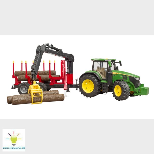 John Deere 7R 350 en skovvogn