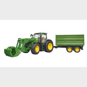 John Deere 7R 350 med lsser, anhnger