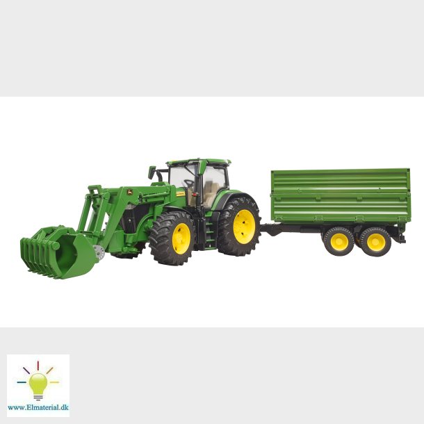 John Deere 7R 350 med lsser, anhnger