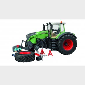 Fendt 1050 Vario med mekaniker och verkstadsutrustning 1:16