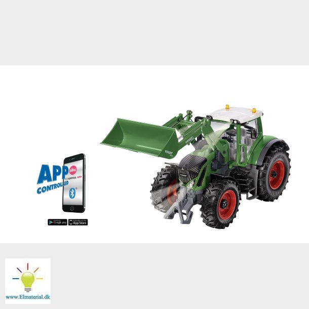 Fendt 933 Vario med frontlsser og Bluetooth app control