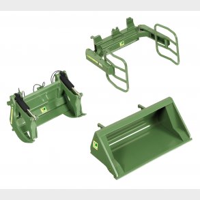 Frontloader accessories - set A 'Bressel & Lade' green