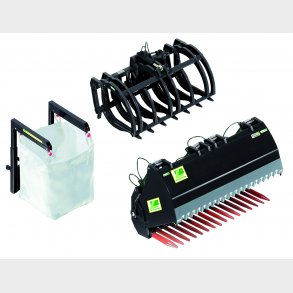 Frontloader accessoiries set B black 1:32