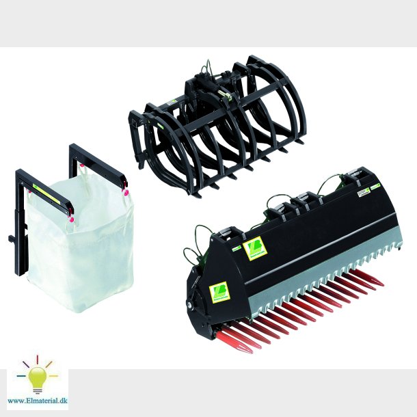 Frontloader accessoiries set B black 1:32