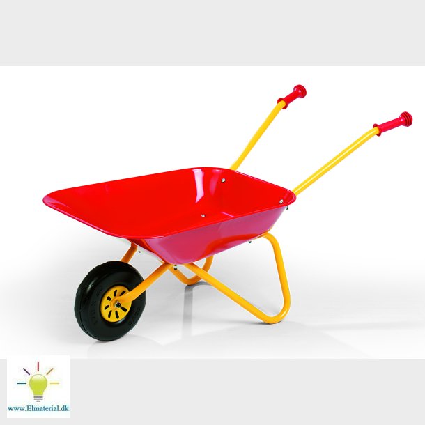 Red Metal Wheelbarrow