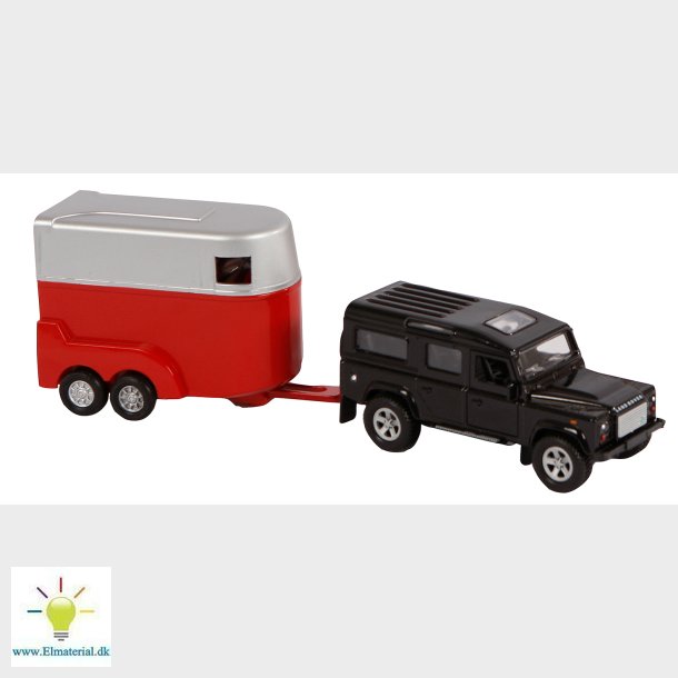 Bil med horsetransportr