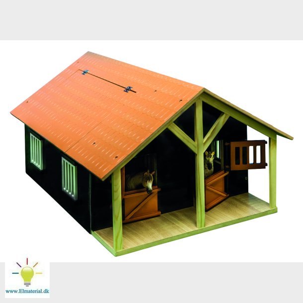 Stabil med 2 boder og pakhuse 1:24