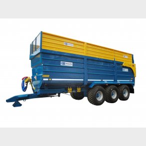 Kane Tri-Axle Halfpipe Silage Trailer 