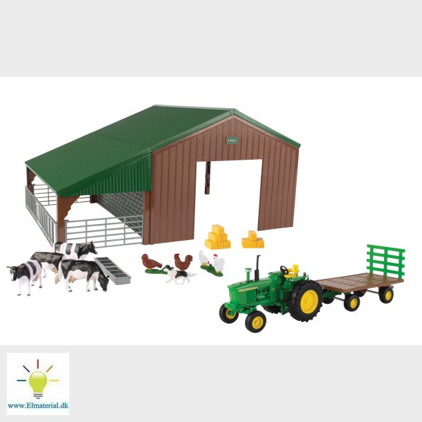 Farm Building st med John Deere 1:32