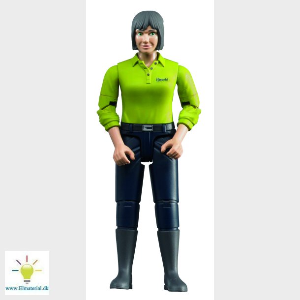 Woman, darkblue jeans 1:16