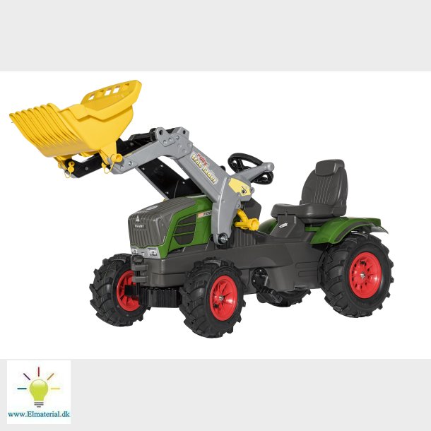 Fendt 211 Vario with loader and pneumatic wheels  