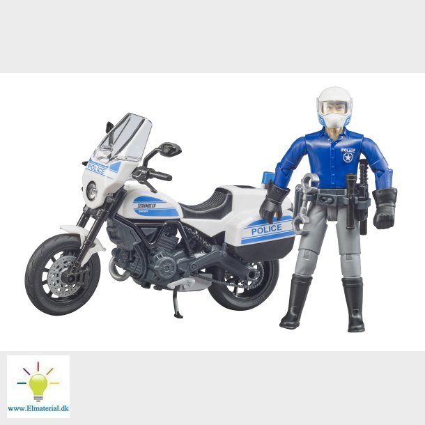 Scrambler Ducati politi-motorcykel