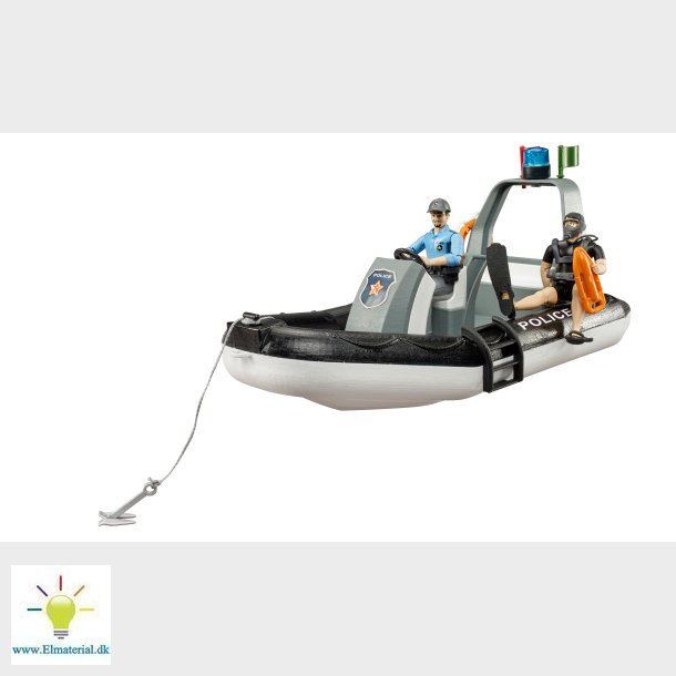 Politibd med tilbehr