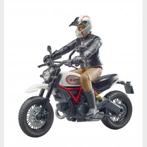 Scrambler Ducati Desert Sled og figur 1:16