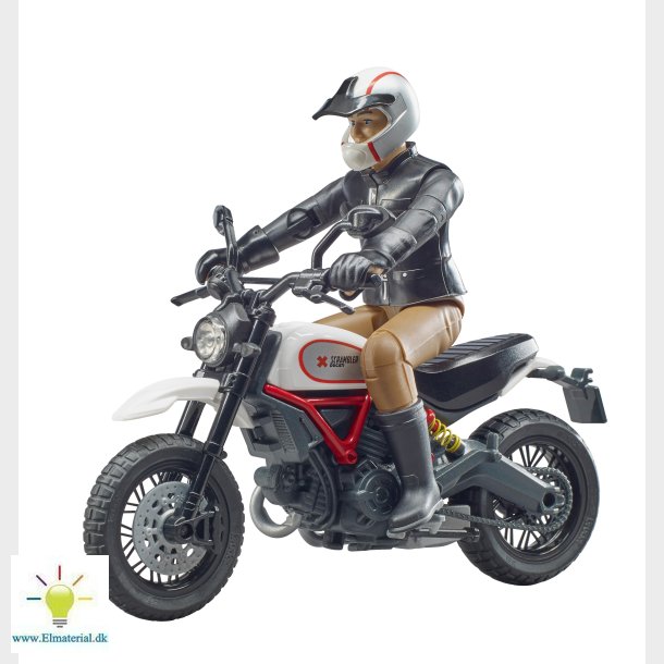 Scrambler Ducati Desert Sled og figur 1:16