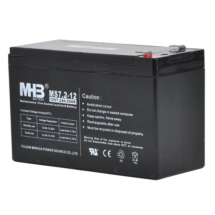 S100, 12V batteri (7.2Ah) - Gallagher Elhegn - og Vvs Materialer - Elmaterial A/S