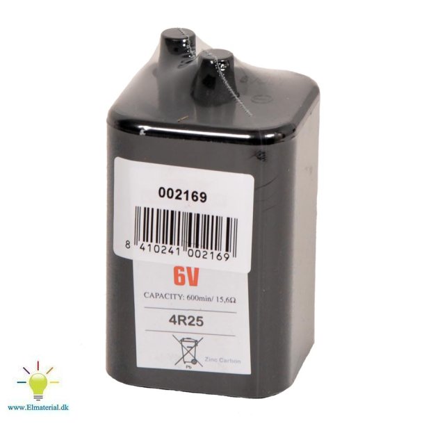 6V-batteri til rvelys