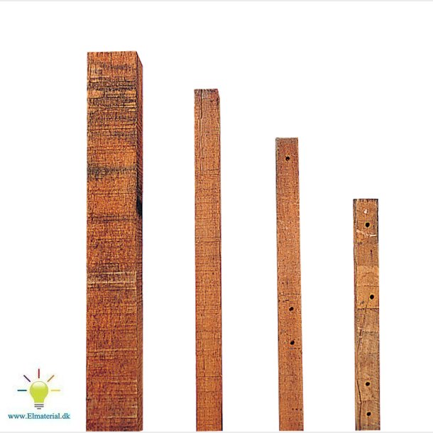 Insultimber-mellempl (FSC&reg;) 3,8x2,6cm - 1,56m