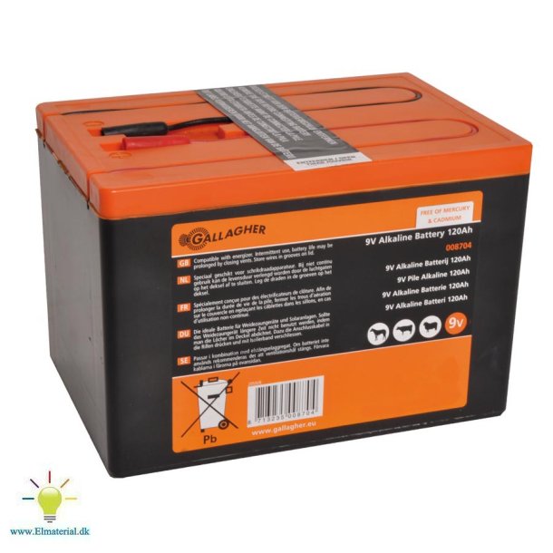 Powerpack batteri (9V, 120Ah)