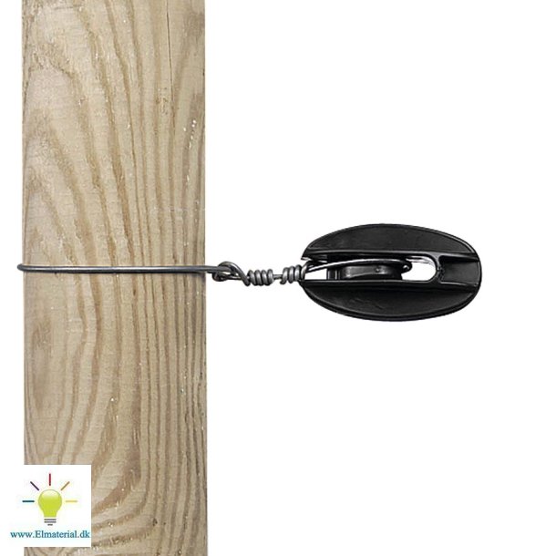 Hjrneisolator, sort, (5)