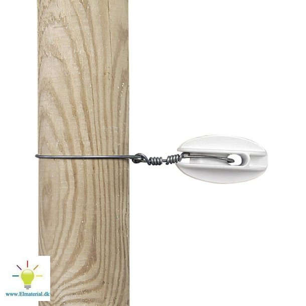 Hjrneisolator forstrket, hvid, (5)