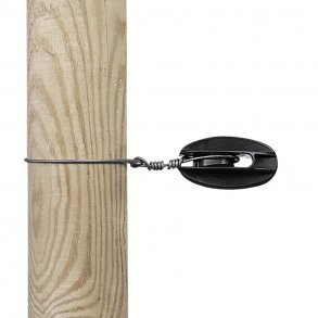 Hörn isolator, svart, (100)