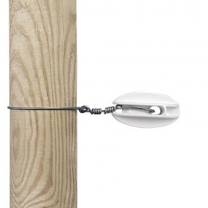 Hörnsolator förstärkt, vit, (100)