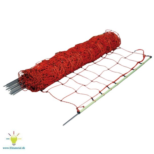 Nethegn til geder, orange 105cm, 50m